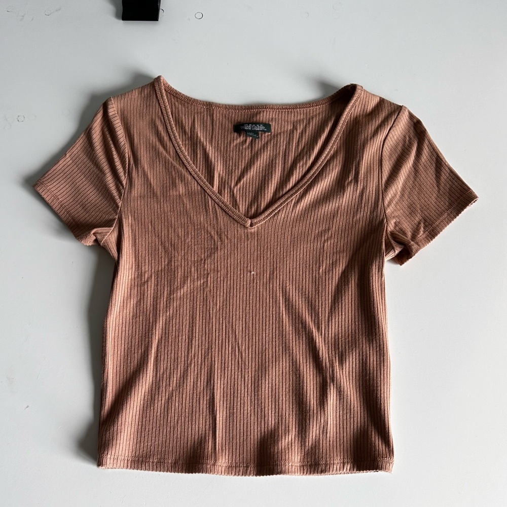 Women’s cropped short sleeve shirt